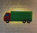 Lampka nocna Fluffy Ciężarówka - Green